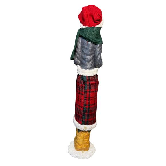 Vintage Victorian Christmas Carolers‎ Festive Family Figurines Tall Skinny Resin - Picture 10 of 16